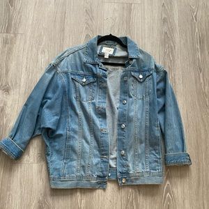 Forever 21 oversized denim jacket